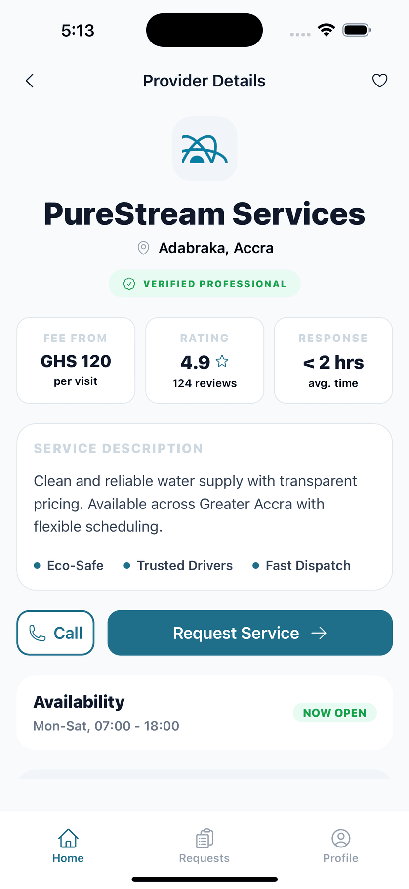 GoHelpa mobile app